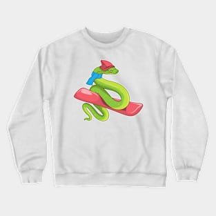 Snake Snowboard Winter sports Crewneck Sweatshirt